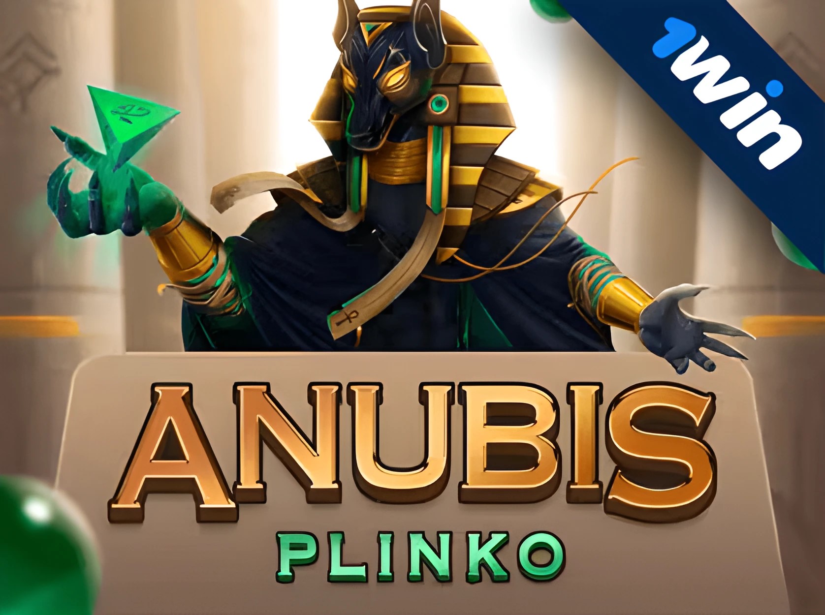 1win Anubis Plinko o'yin mashinasi