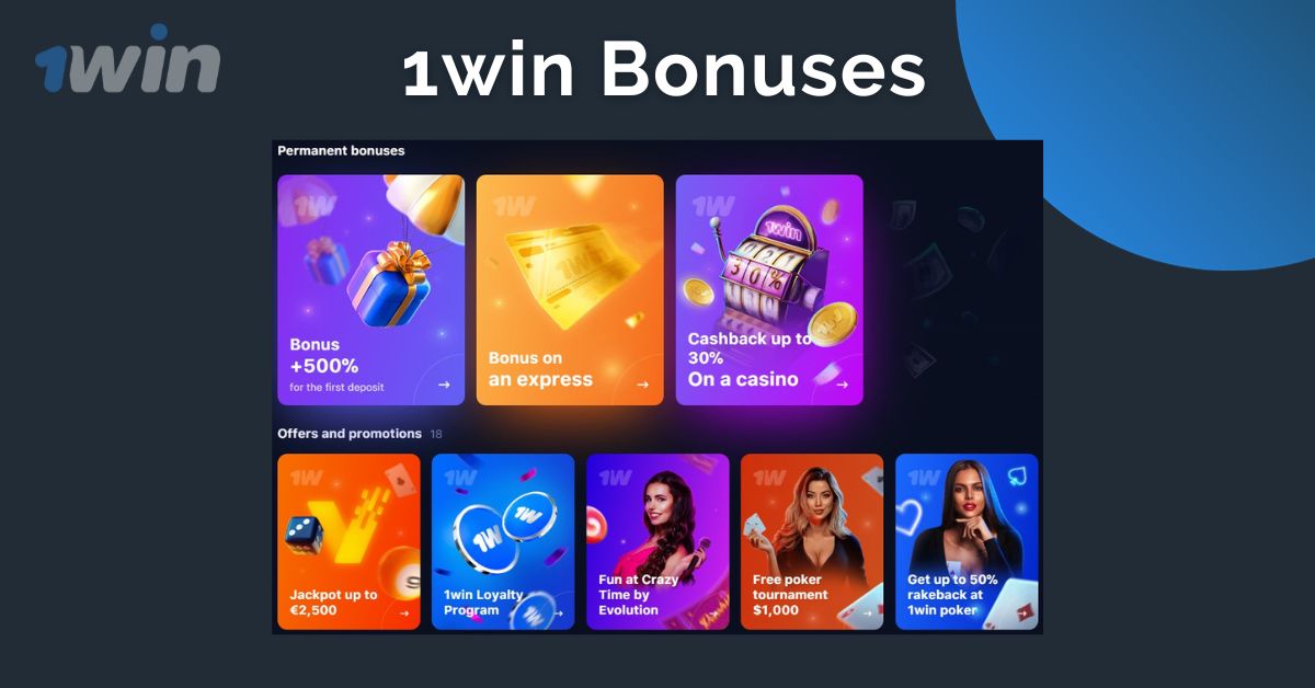 Bônus de cassino online de 1 win